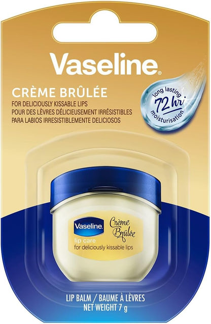 Vaseline® Lip Therapy® Crème Brulee Mini, Long-lasting moisturization, with a light scent of crème brulee