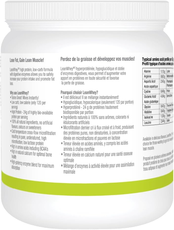 Prairie Naturals Lean Whey Protein Vanilla Cream Powder, 454 Gram