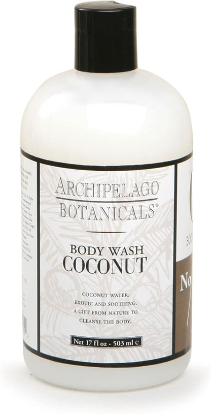 Archipelago Coconut Body Wash, 17 Fl Oz