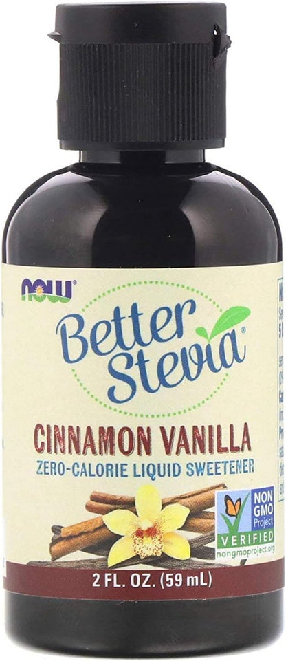 Now Foods 甜菊液体提取物（肉桂香草）60毫升