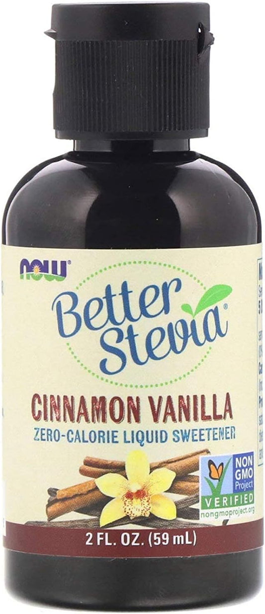 Now Foods 甜菊液体提取物（肉桂香草）60毫升