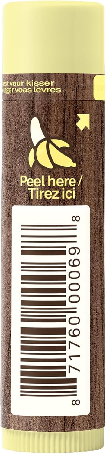 Sun Bum 润唇膏，香蕉味，SPF 30，1 支装，广谱 UVA/UVB 防护，低致敏性，不含防腐剂，不含麸质，纯素