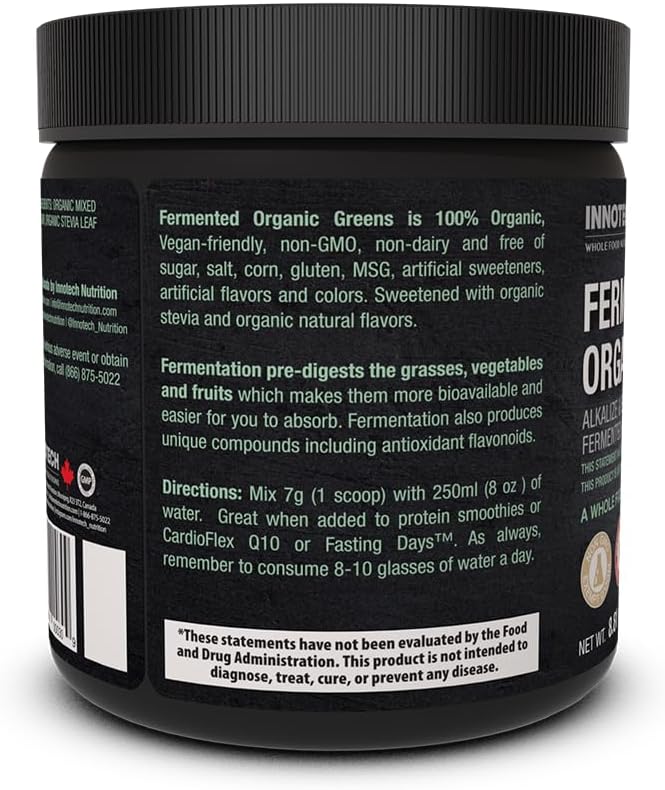 Innotech Nutrition 发酵有机蔬菜，浆果味 - 250 克