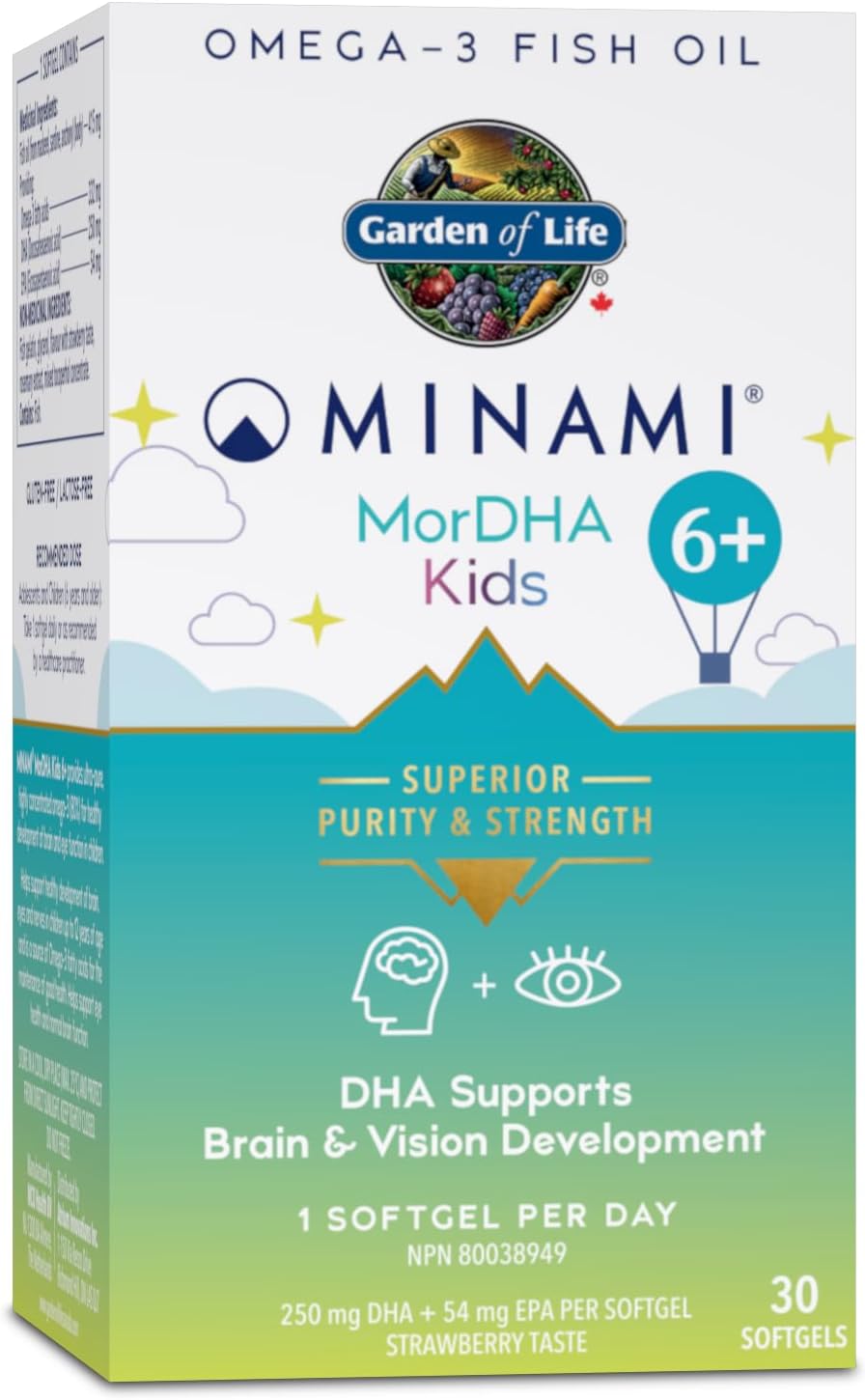 Minami MorDha Mini I.Q. 軟膠囊，30 粒，草莓口味