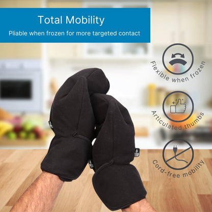 NatraCure 冷疗手套 - 大号/XL - （适用于手部疼痛、关节炎、神经病变、化疗和手部或手指疼痛）