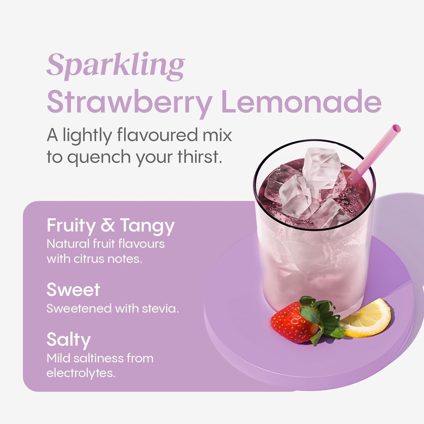 HydraLyte Plus 膠原蛋白粉，電解質 + VERISOL 膠原蛋白，適用於頭髮、皮膚和指甲，每日保濕粉，膠原蛋白勝肽，維生素 C 和鋅（草莓檸檬水口味，40 份）