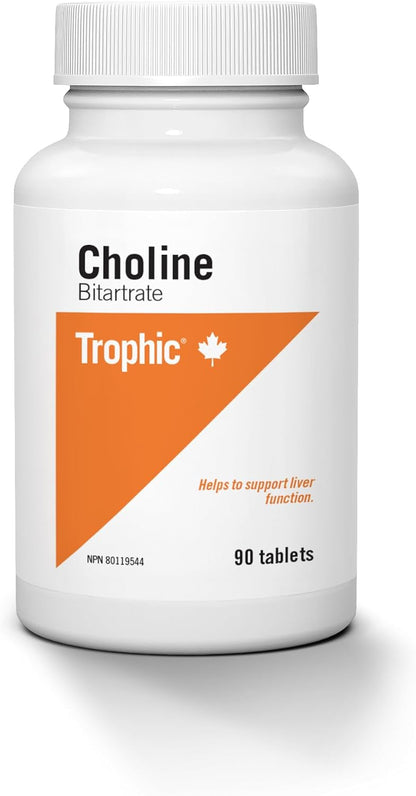 Trophic 酒石酸胆碱，90 粒