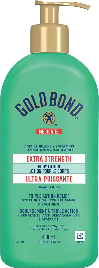 Gold Bond 药用湿疹舒缓乳液 + Gold Bond 强效身体乳液