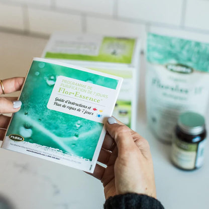 Flora Health Flor•Essence 7 天淨化計畫天然全身清潔和排毒 3 部分計畫 - Flor•Essence 液體茶混合物、Pro•Essence 泌尿道支持、Floralax II 天然瀉藥
