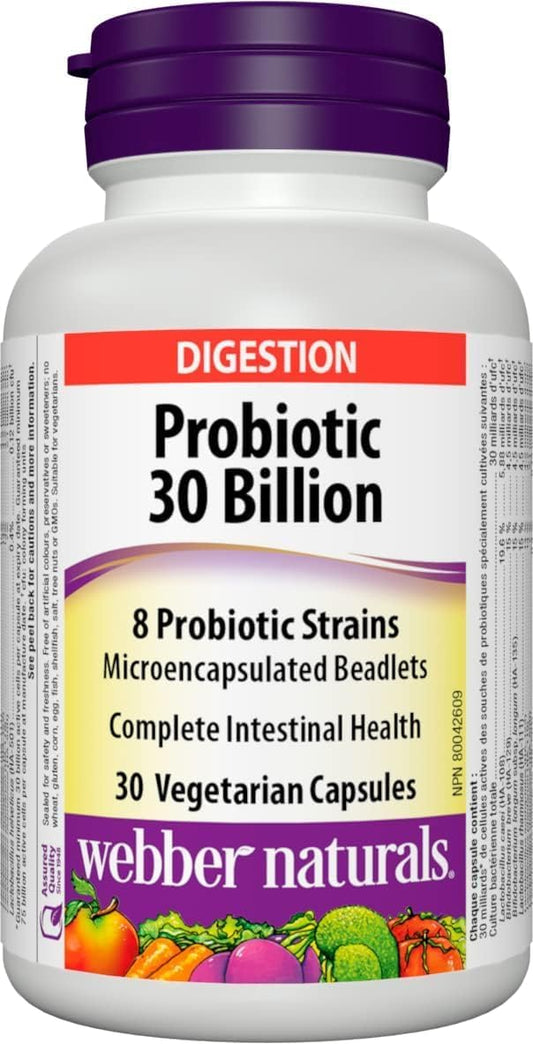 Webber Naturals Super NEM for Joint Pain + Probiotic 30 Billion for Digestive Health