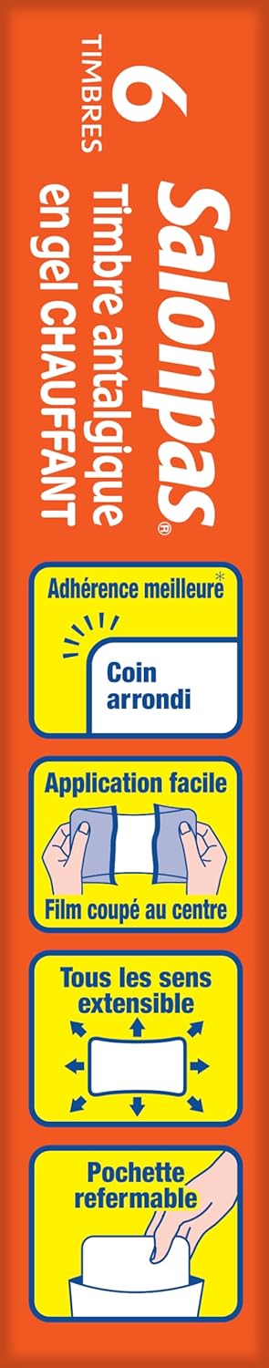 Salonpas Pain Relieving Gel Patch Hot 6 count