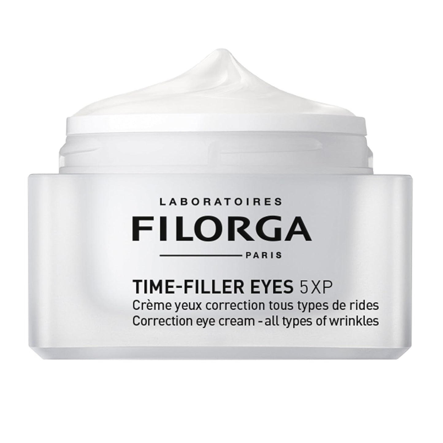 Filorga Time-Filler 5XP Eye Cream - Anti Aging Eye Cream For Wrinkles Correction & Smooth Eye Contour - With Peptides & Hyaluronic Acids - 15ml