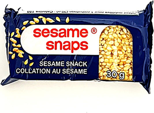 Sesame Snacks Classic Display Box, 2 x 24 Pack (48 Bars Total) - Nut-Free, High Protein Vegan Snack Bars, Individually Wrapped, Low Calorie, Healthy Snacks for School, Office & On-The-Go
