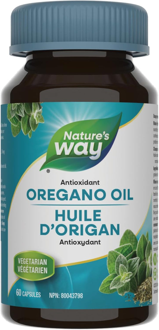 Nature's Way Oregano Oil, Antioxidant, 60 Vegetarian Capsules