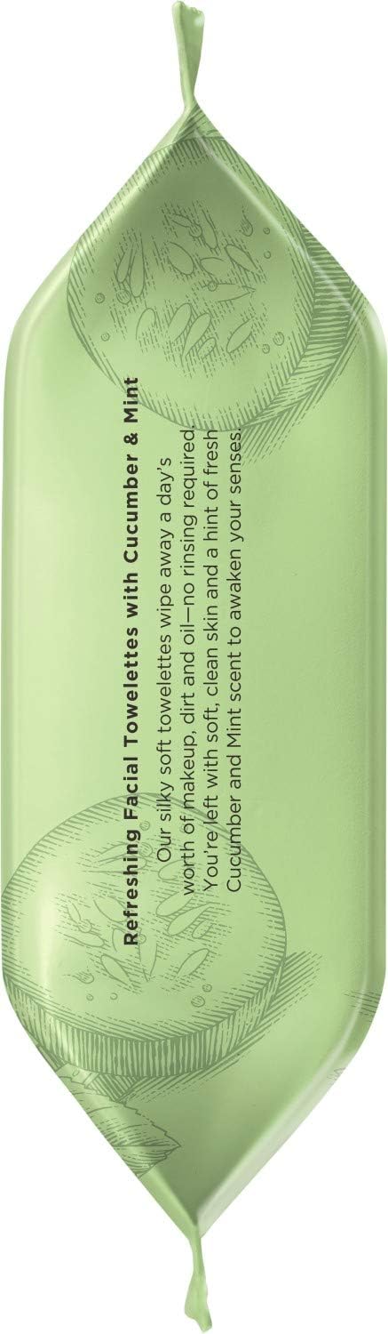 Facial Cleansing Towelettes - Cucumber and Mint by Burts Bees for Unisex - 30 Count Towelettes
