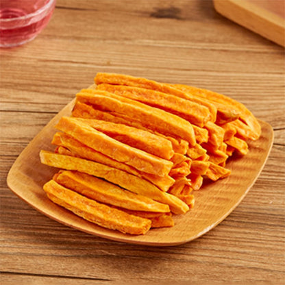 Dried Sweet Potato Sticks 200g Crispy Sweet Potato Jerky Instant Vegetable Jerky Crispy Fruits and Vegetables Snacks Patates Douces Croustilles
