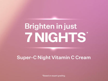 StriVectin Super-C 夜间套装、Super-C 夜间维生素 C 晚霜、多效 Super-C 保湿霜和日常防晒霜、多效 Super-C 视黄醇亮肤霜