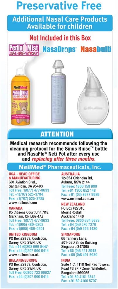 NeilMed 鼻窦冲洗儿科入门套装，1 件