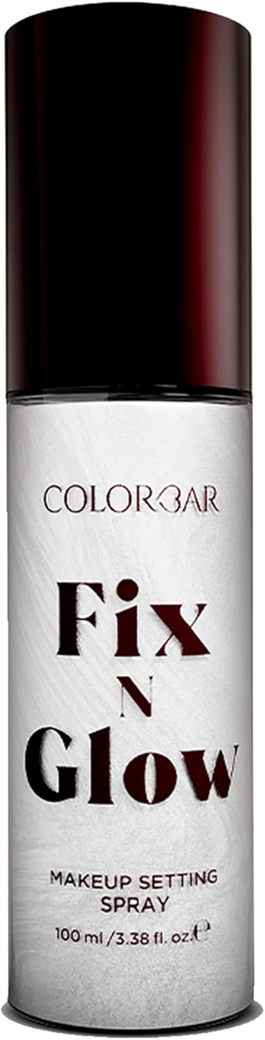 Colorbar Fix N Glow Spray - 定妝噴霧 - 超細噴霧鎖妝 - 輕盈保濕和遮瑕 - 100 毫升