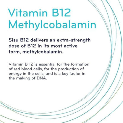 SISU B12 5000 微克甲鈷胺，舌下含服，櫻桃味 60 片