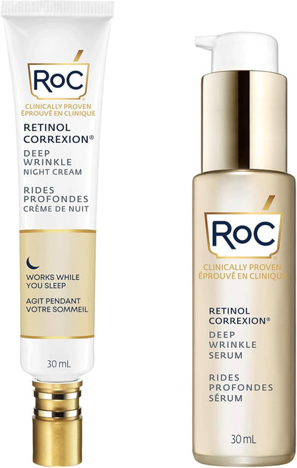 RoC Night Cream & Serum Bundle