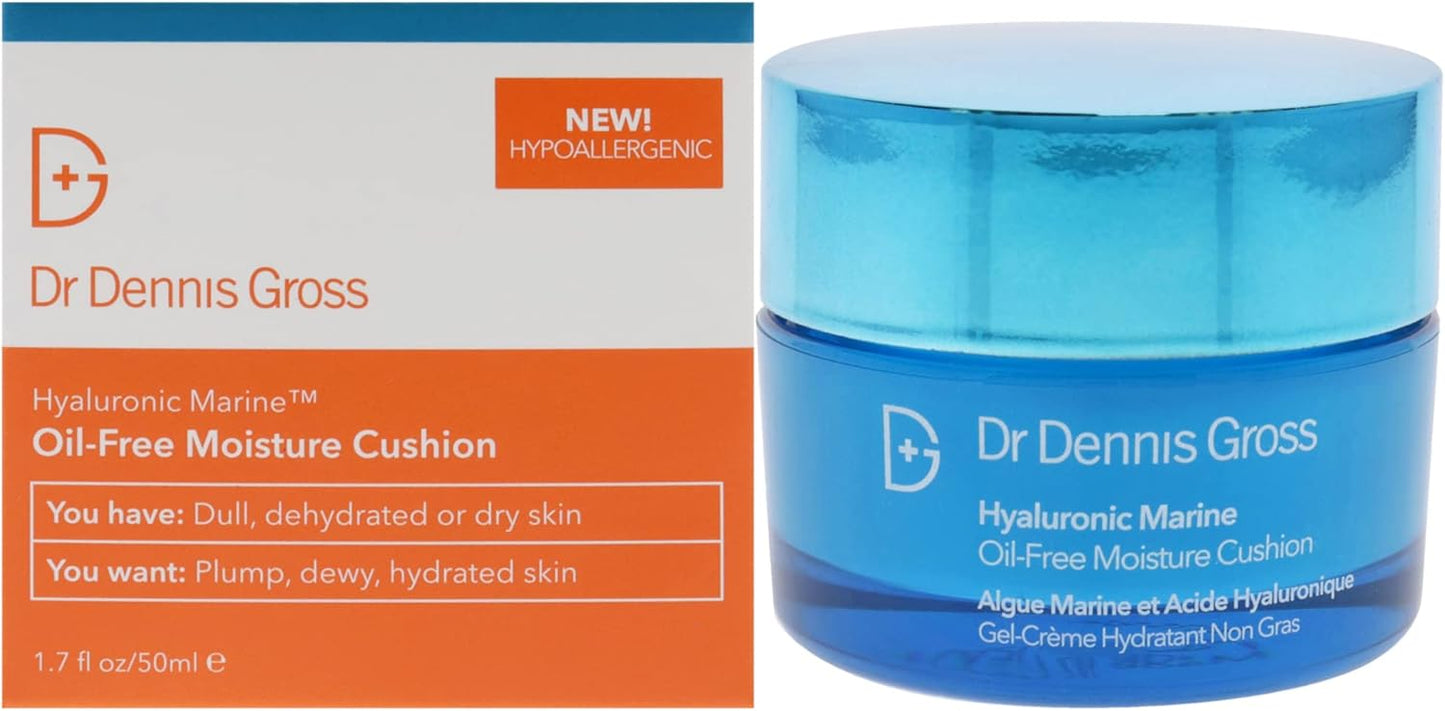 Dr. Dennis Gross Hyaluronic Marine Oil-Free Moisture Cushion Moisturizer Unisex 2 oz