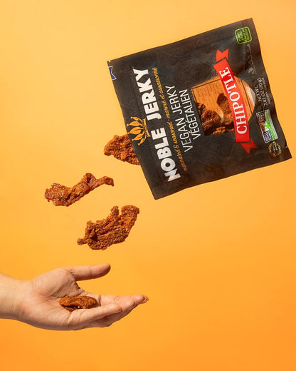 Noble Jerky – 健康、纯素肉干零食，素食，什锦装，70克（6袋）