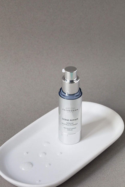 Institut Esthederm - Derm Repair Restructuring Serum - Face Serum, Skin Restructuring Care, Anti-Aging - All Skin Types, 30 mL.