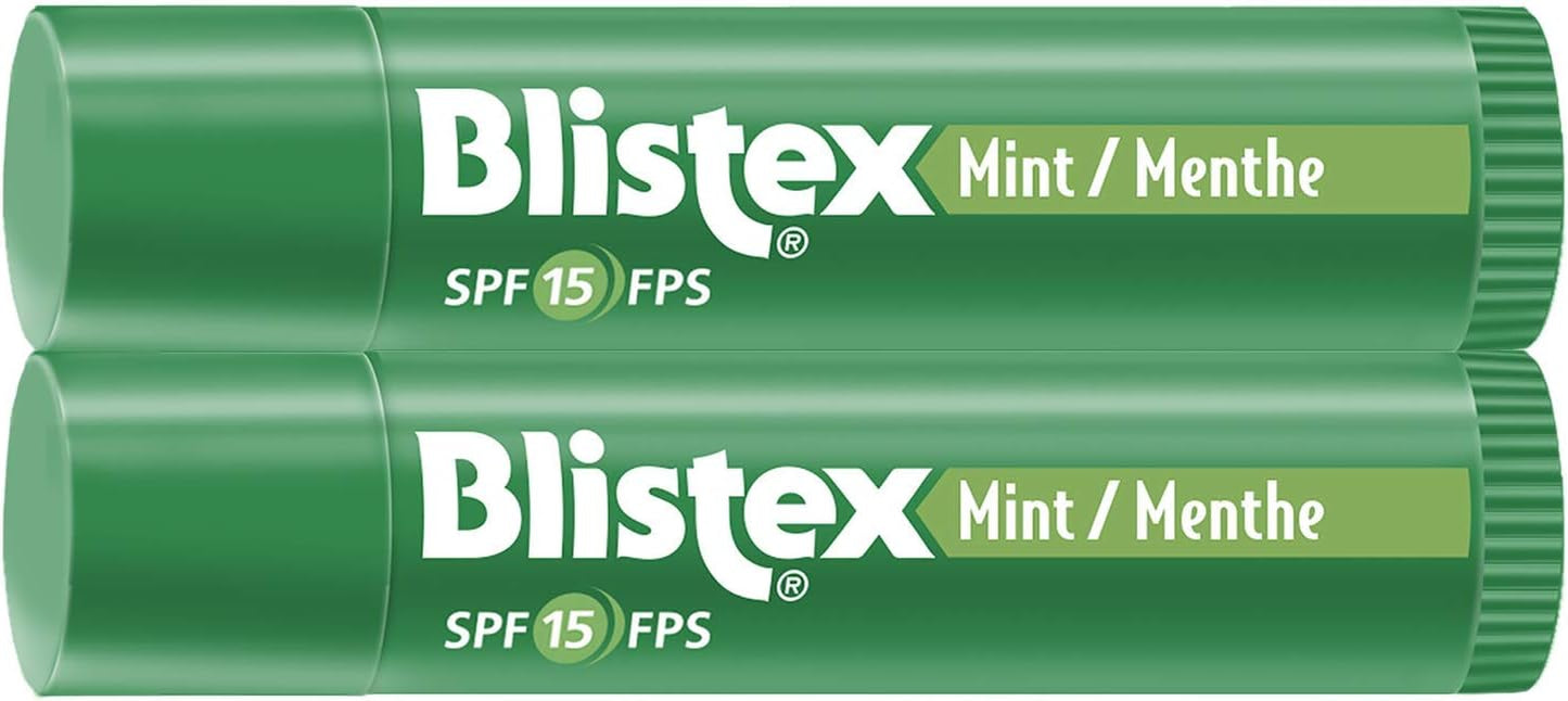 Blistex Mint Lip Balm Twin Pack 2 count