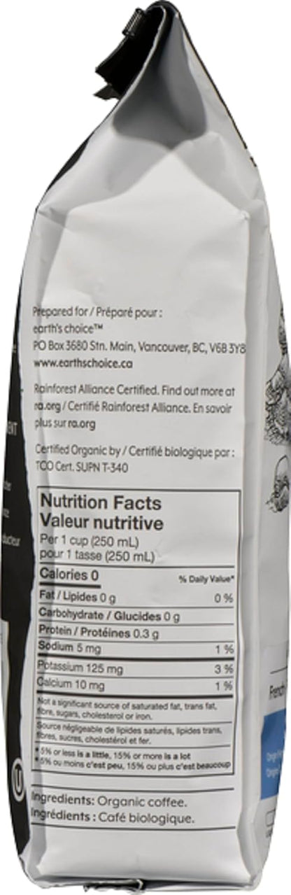 Earth's Choice 有機咖啡，法式研磨，340克