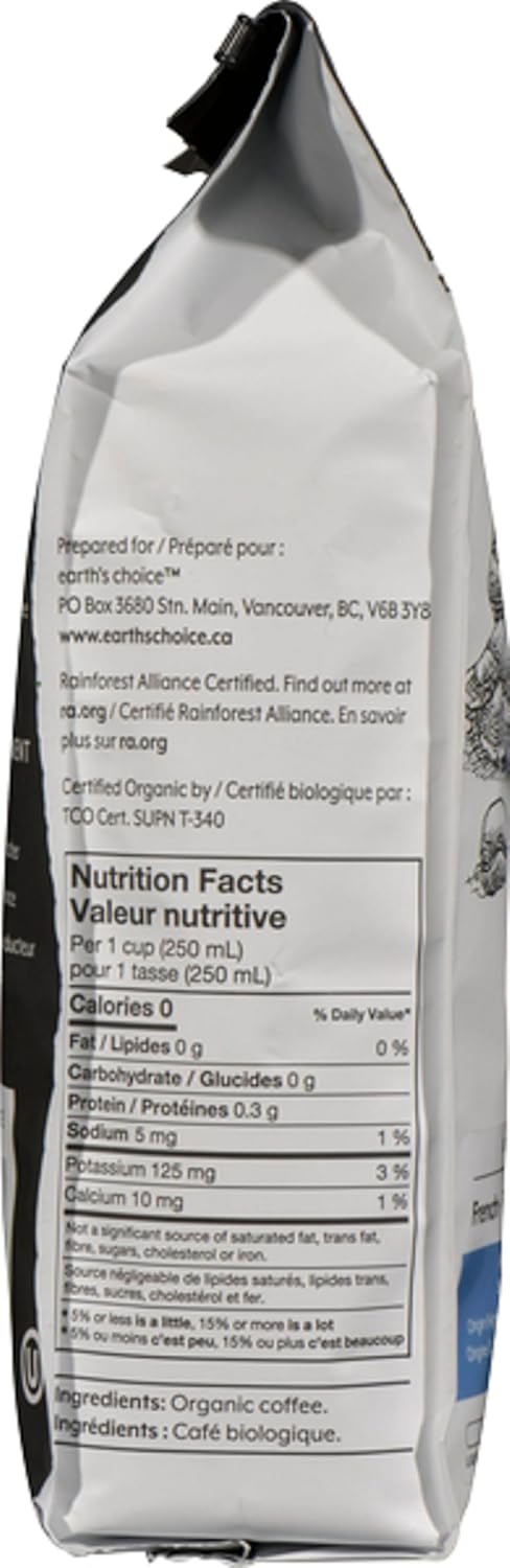 Earth's Choice 有機咖啡，法式研磨，340克