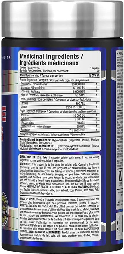 ALLMAX Nutrition - 消化酶 + 蛋白质优化剂 - 90 粒