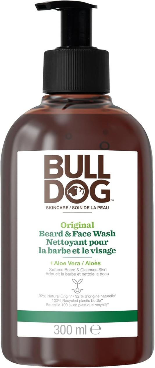 Bulldog Skincare for Men Original Beard & Face Wash, 300 mL