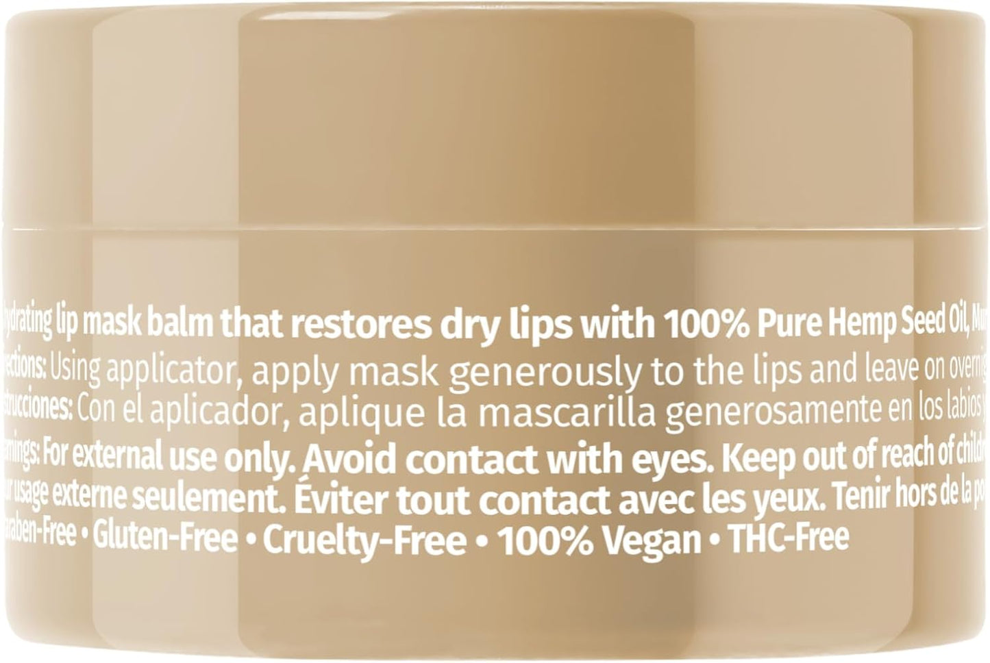 Hempz Hydrating Lip Sleeping Mask - Whipped Vanilla (.70 Oz.) | Overnight Hydrating Lip Balm for Dry Lips, Lip Repair, Chapped Lip Treatment & Nourishment for Women