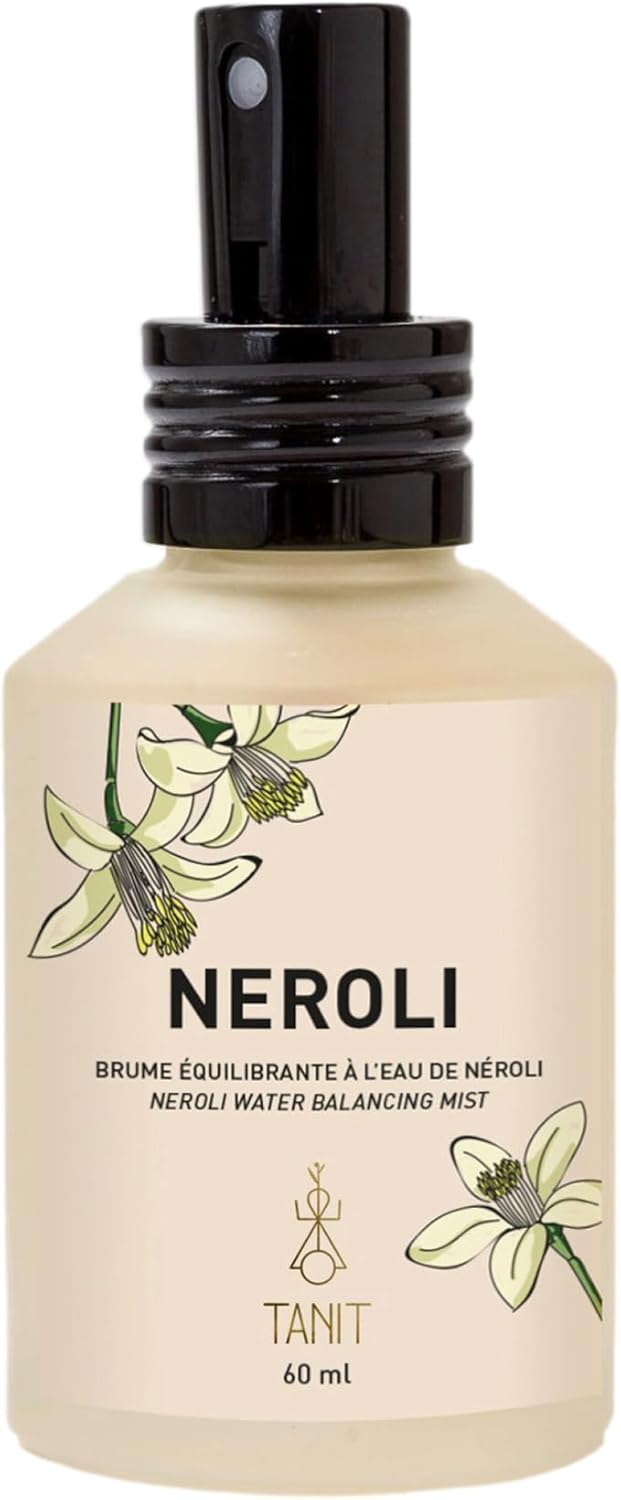 TANIT - 有機橙花水 - 100% 純天然橙花純露 - 純素 - 橙花水 - 身體噴霧和爽膚噴霧 - 即時清新（60 毫升）