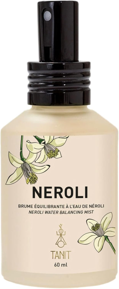 TANIT - 有機橙花水 - 100% 純天然橙花純露 - 純素 - 橙花水 - 身體噴霧和爽膚噴霧 - 即時清新（60 毫升）