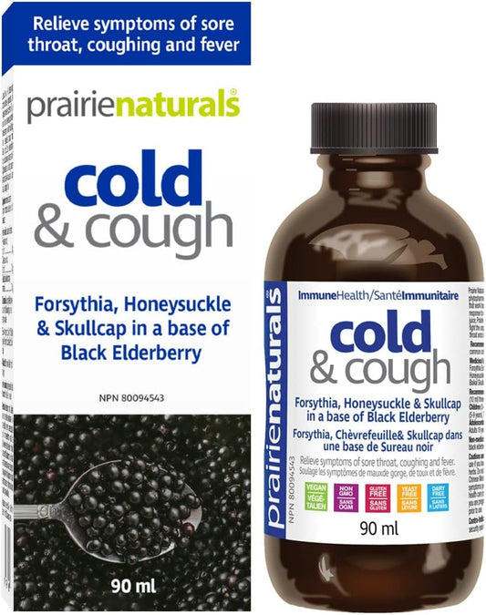 Prairie Naturals 感冒咳嗽糖浆 - 90 毫升