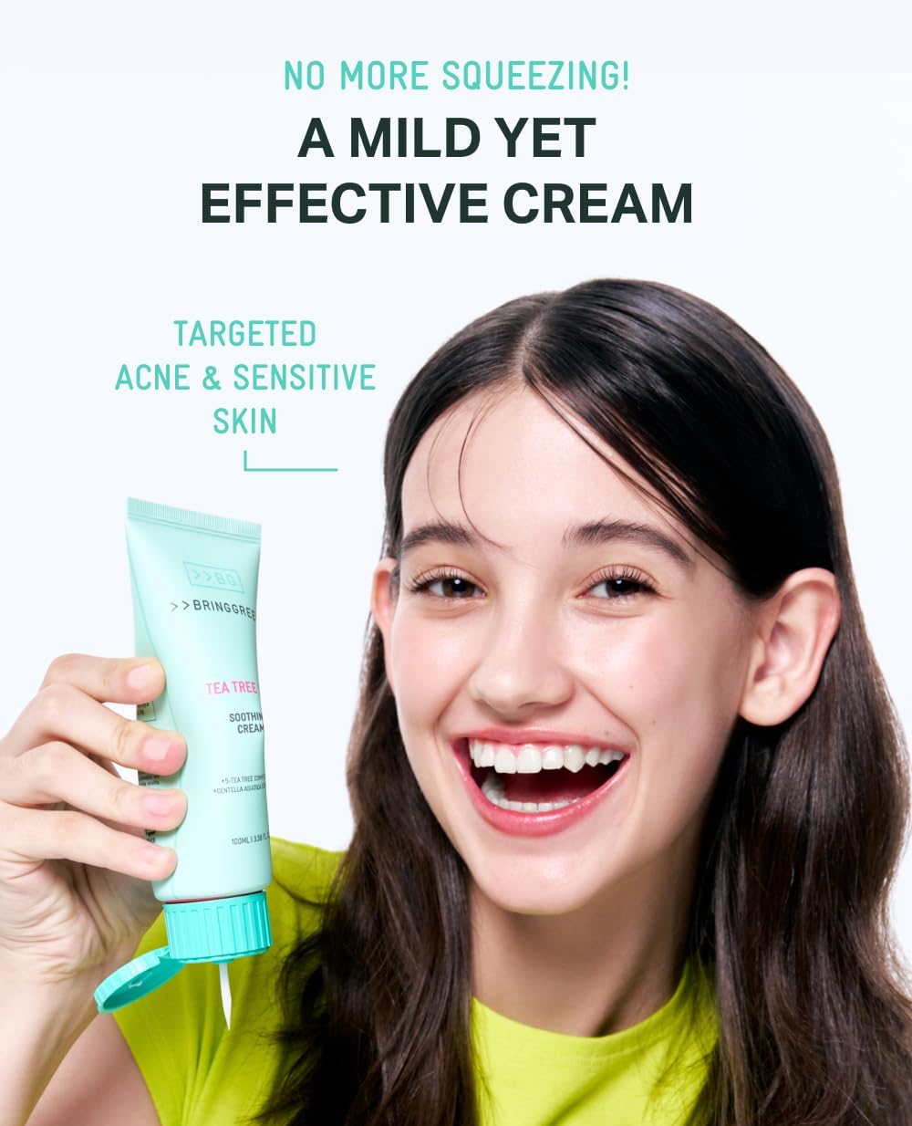 Bring 绿茶树积雪草舒缓霜 男女通用-3.38 盎司