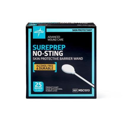 Medline Sureprep 无刺痛皮肤保护剂，每盒 25 支，3 毫升