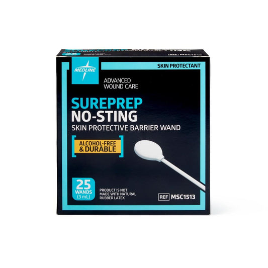 Medline Sureprep 无刺痛皮肤保护剂，每盒 25 支，3 毫升