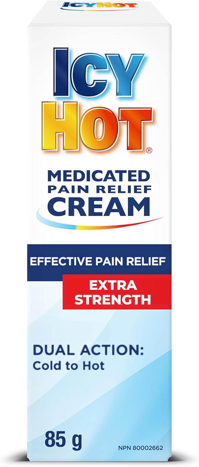 冰热强效止痛膏，快速缓解肌肉和关节疼痛，缓解关节炎、扭伤和拉伤引起的不适，水杨酸甲酯 30%，薄荷醇 10%，85 克管装