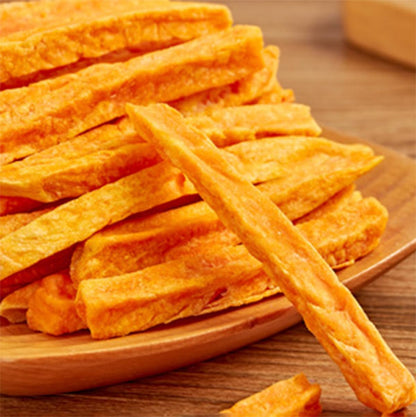 Dried Sweet Potato Sticks 200g Crispy Sweet Potato Jerky Instant Vegetable Jerky Crispy Fruits and Vegetables Snacks Patates Douces Croustilles