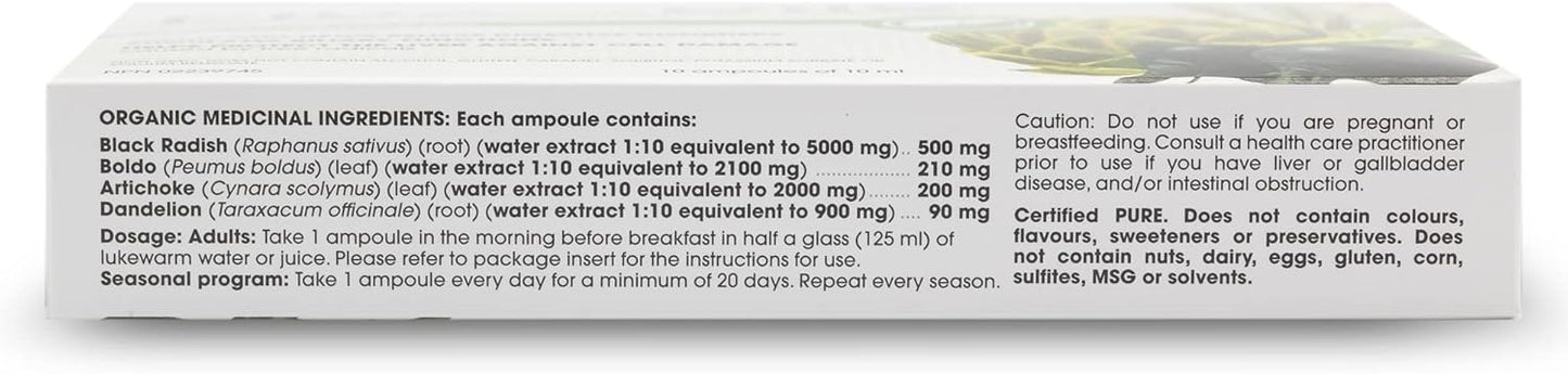 Nutripur Flux O Bile 有机肝脏净化胶囊，10天