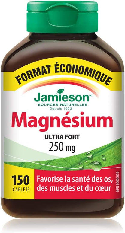 Jamieson 無魚腥味超強效 Omega-3 迷你裝，200 粒 & 250 毫克鎂超強效 - 超值裝