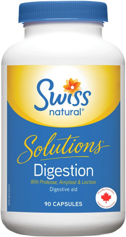 Solutions Digestion With Protease, Amylase & Lactase Capsule 90