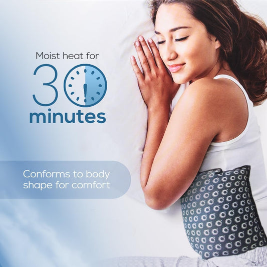 原廠魔法袋簽名版熱敷袋，冷熱療法，緩解胃痛和腰痛，無線冷熱敷袋，30.5 x 23 厘米（12 英寸 x 9 英寸）