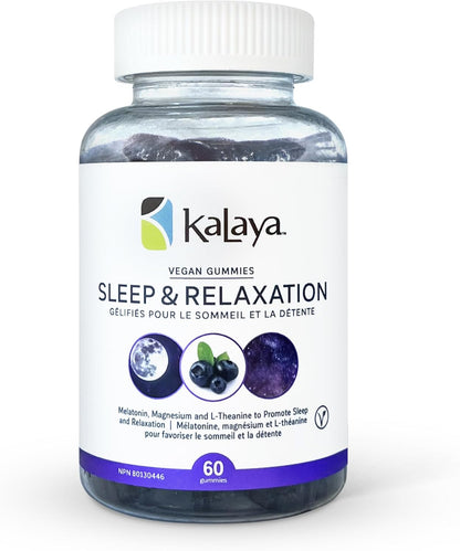 KaLaya 純素藍莓睡眠放鬆軟糖，緩解壓力和焦慮