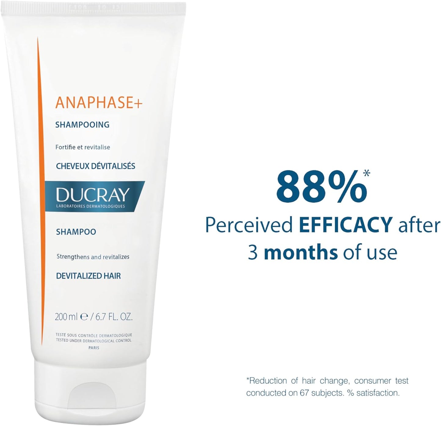 Ducray Anaphase+ 套装洗发水 + 护发素 - 头发稀疏 - 头发密度 - 所有类型的头发