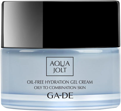 GA-DE Aqua Jolt Oil-Free Hydration Gel Cream - Oily to Combination Skin - Face Cream for Healthy-Looking Skin - Infused with Hyaluronic Acid - 1.7 oz
