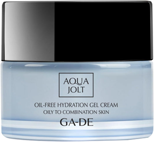 GA-DE Aqua Jolt Oil-Free Hydration Gel Cream - Oily to Combination Skin - Face Cream for Healthy-Looking Skin - Infused with Hyaluronic Acid - 1.7 oz